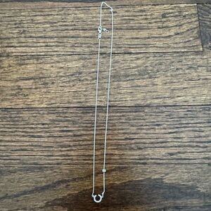 Elegant Silver Necklace for Women with C pendant